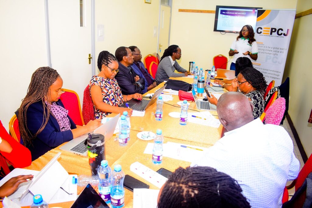 CEPCJ team leading climate justice and education policy training in Kenya